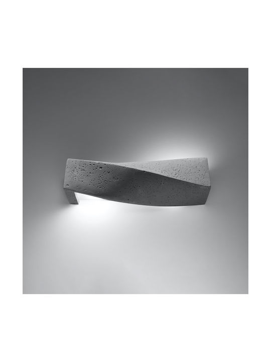 Sollux Sigma Modern Lamp Wall Gray 42x12x14cm