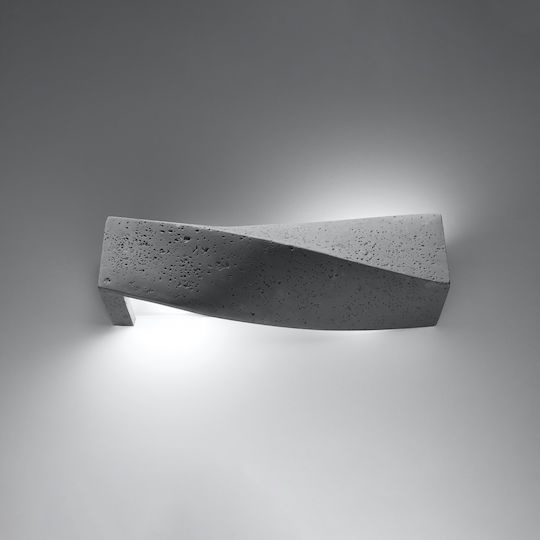 Sollux Sigma Modern Lamp Wall Gray 42x12x14cm