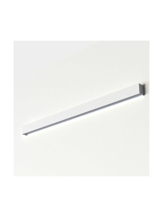 Nowodvorski Straight Wall L Modern Lamp Wall with Socket T8 Black 122x7cm