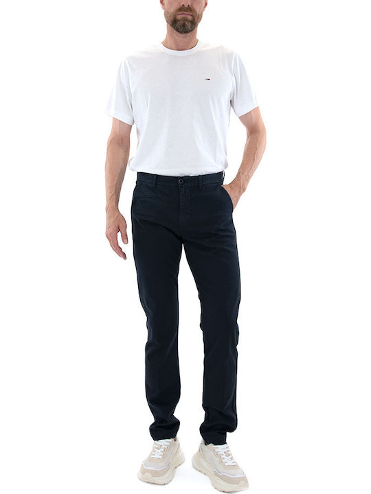 CHARLIE Hose Chino Elastisch in Schlanker Passform Blau
