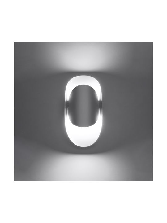 Sollux Tear Modern Lamp Wall with Socket G9 White 10x15x14.5cm