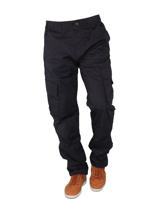 Pre End Men's Trousers Cargo Navy Blue