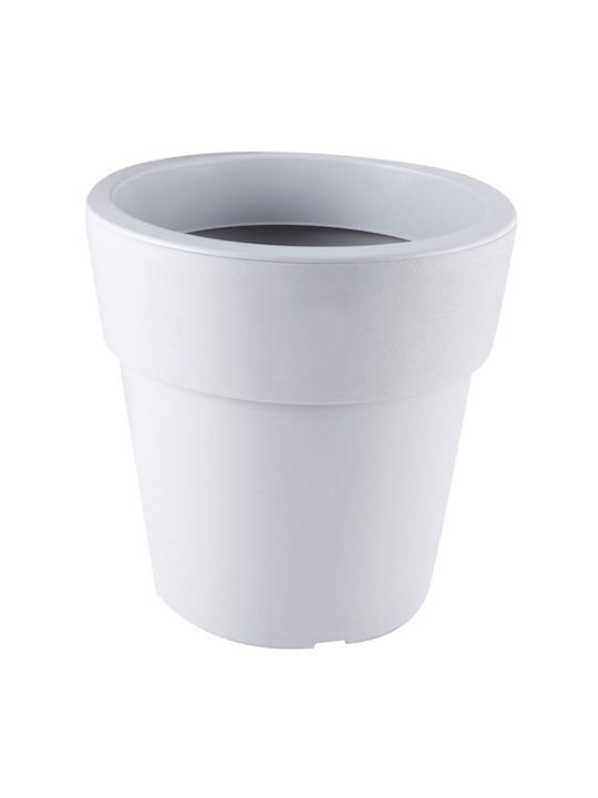 Viomes Linea Ghiveci Plastic Grey - Ash 35x35x33cm.