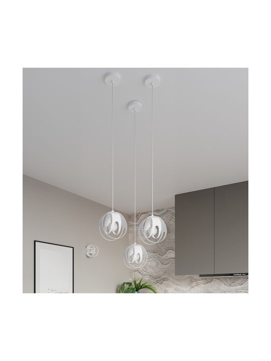 Sollux Tulos Ceiling Mount Light 16cm White with Socket E27