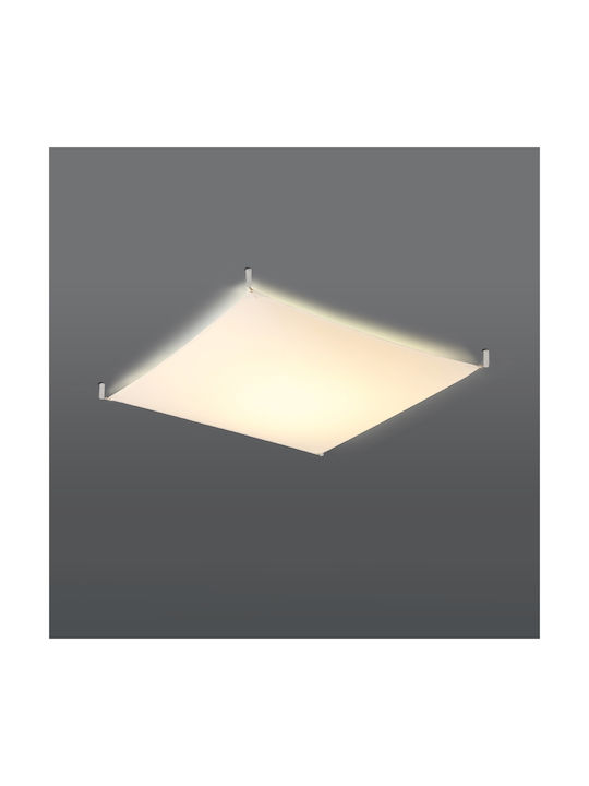 Sollux Luna 4 Plafonieră de Tavan 65buc Albă cu LED Integrat
