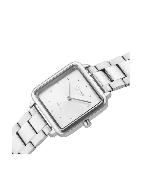 Strand by Obaku Watch with Silver Metal Bracelet