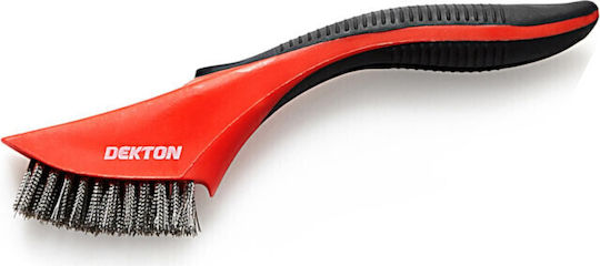 Dekton Wire Brush with Stainless Steel Bristles DT85970 Brush with Plastic Handle