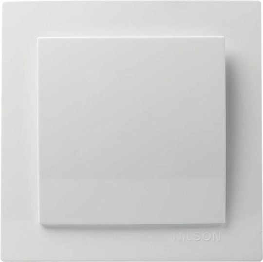 Geyer Nilson Recessed Wall Switch One-Way with Frame Aller Retour White