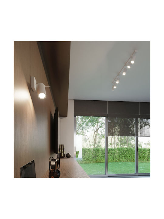 Sollux Ring Single Spot with Socket GU10 in White Color
