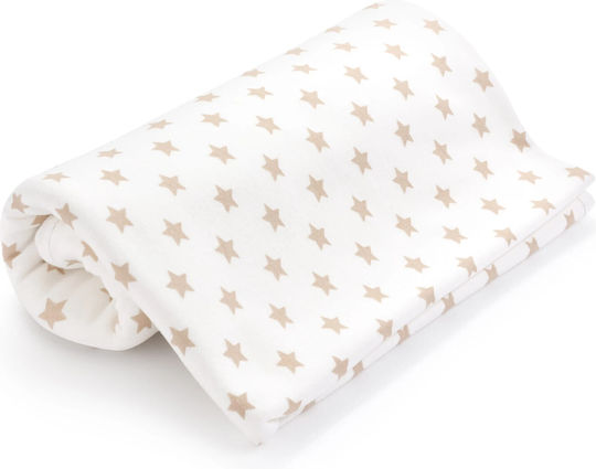 Jukki Baby Blanket Nursery Swaddling Cotton Beige 75x100cm