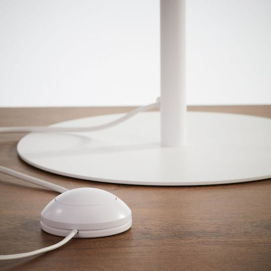 TK Lighting Linobianco Vintage Lampă de Podea Î159cm. Alb