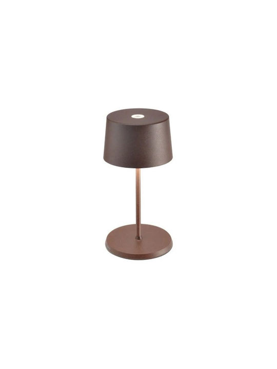Zafferano Olivia Mini Настолна Лампа LED За Външна Употреба 2.2W IP65 Оранжева