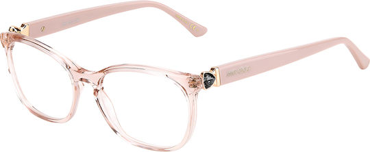 Jimmy Choo Weiblich Kunststoff Brillenrahmen Rosa JC31725TH-FWM-54