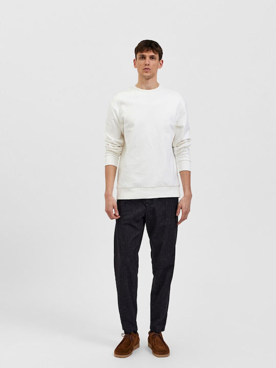 Slhslimtapered York Παντελόνι Chino Ελαστικό σε Slim Εφαρμογή Iron Gate