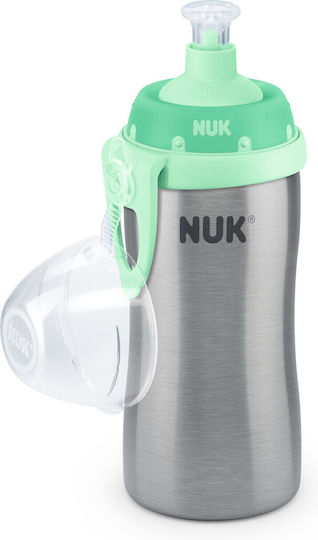 Nuk Active Cup Educational Sippy Cup Metal Green for 12m+m+ 215ml