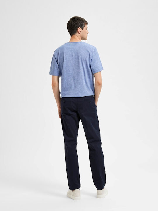 Selected Men's Trousers Chino Dark Sapphire