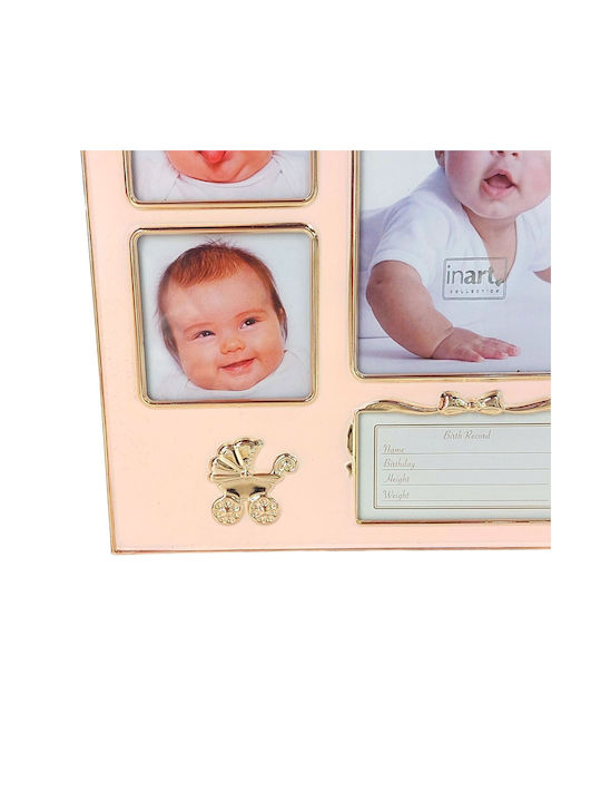 Inart Kinder Multiframe Metallisch Pink Gold
