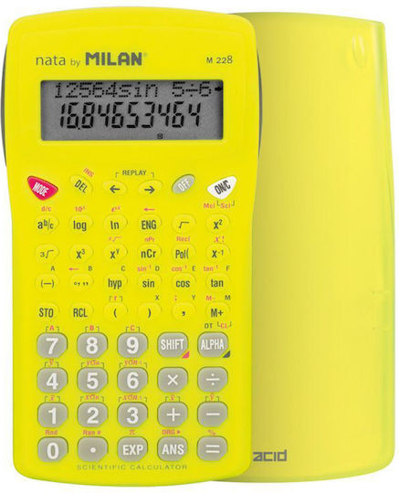 Milan Calculator Științifică 12 Cifre în Culoarea Galben 1buc