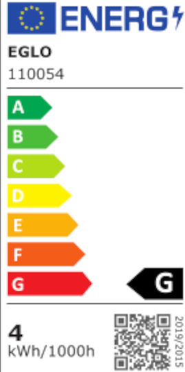 Eglo Λάμπα LED 4W για Ντουί E27 Θερμό Λευκό