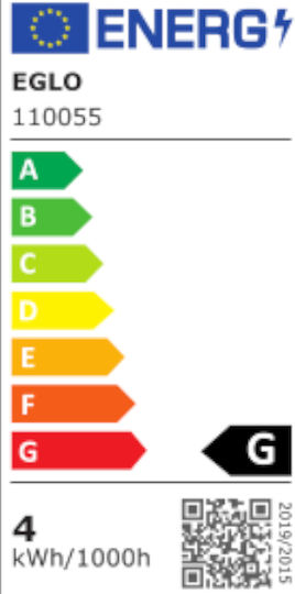 Eglo Λάμπα LED 4W για Ντουί E27 και Σχήμα ST64 Θερμό Λευκό 270lm