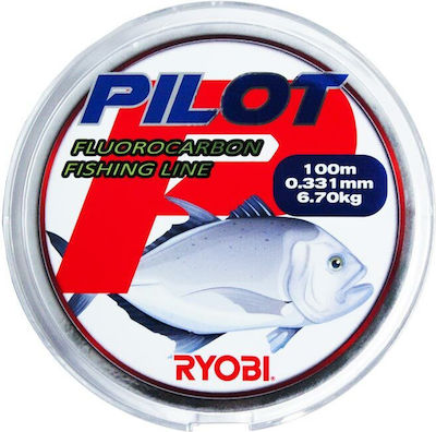 Ryobi Fir de pescuit Fluorocarbon Lungime 100m