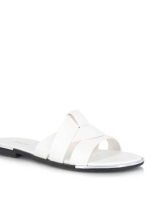 Malesa Flatforms Handmade Women's Sandals White