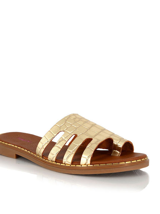 Malesa Flatforms Handmade Women's Sandals Gold