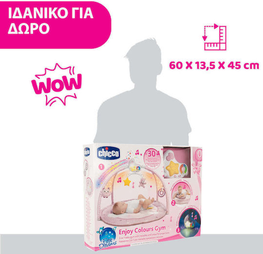 Chicco Happy Colors Activity Gym with Music for Newborns