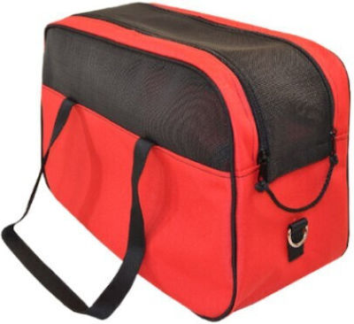 Woofmoda Sac Voyage No2 Waterproof Dog/Cat Carrying Red Shoulder Bag L50xW23xH32cm