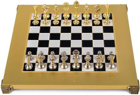 Manopoulos Classic Style Шах Метално с Фигури 28x28см
