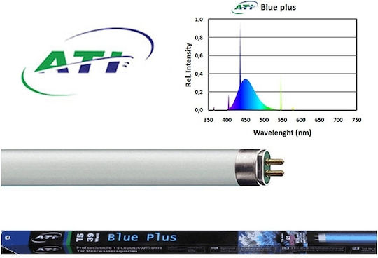 Ati Lampă T5 pentru iluminat acvariu cu lumina Albastru 39W ATI-1485