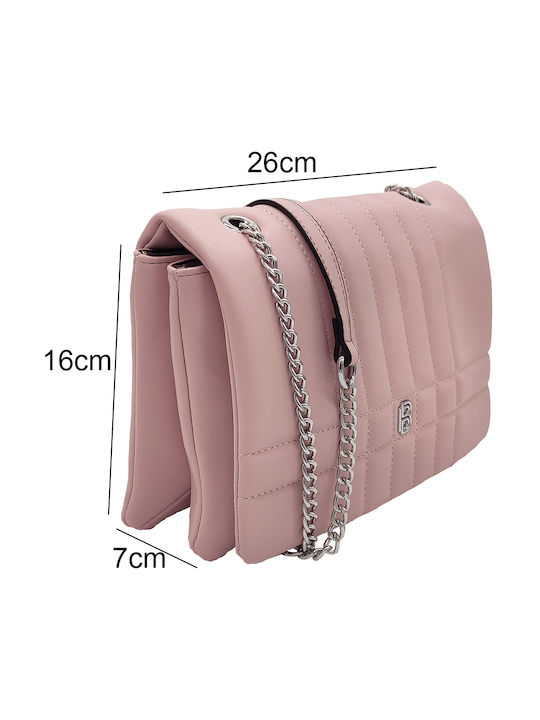 Gift-Me Leather Women's Bag Shoulder Pink