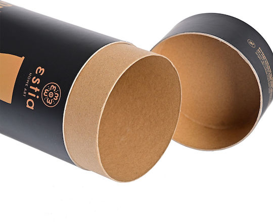 Estia Coffee Mug Save The Aegean Ανακυκλώσιμο Ποτήρι Θερμός Ανοξείδωτο BPA Free 350ml Midnight Black με Καλαμάκι