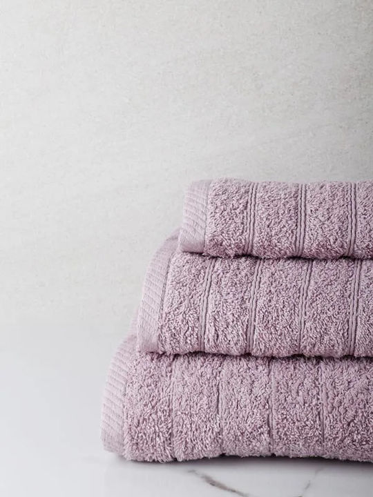 Anesis Pennie Face Towel 50x100cm Dusty Lilac Weight 600gsm