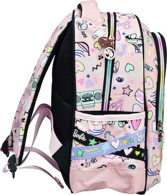 Gim Barbie Power Schulranzen Rucksack Grundschule, Grundschule in Rosa Farbe 12Es