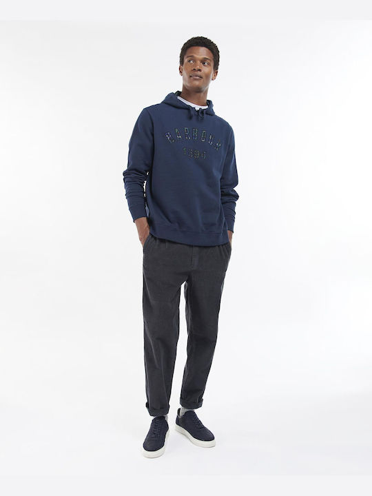 Barbour Men's Sweatshirt with Hood Navy Blue