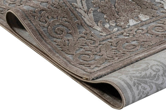 Madi Allium Regal Rug Round Grey