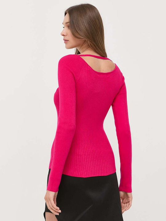 Guess Women's Long Sleeve Sweater Pink