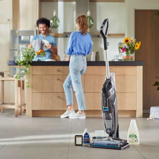 Bissell Crosswave Презареждаща Вертикална Прахосмукачка 36V Сива