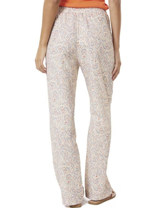 Women's Fabric Trousers Beige
