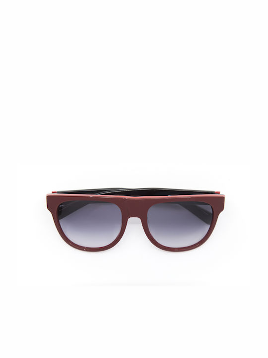 Marc Jacobs Sunglasses with Burgundy Plastic Frame and Gray Gradient Lens MMJ386S FLXVK