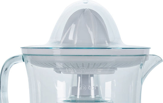 Eurolamp Elektrischer Entsafter 40W mit einer Kapazität von 500ml Weiß