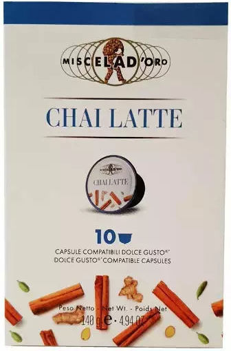 Miscela D'oro Κάψουλες Chai Latte Συμβατές με Μηχανή Dolce Gusto 10caps