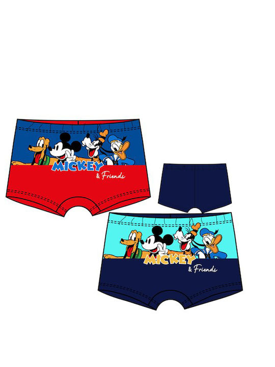 Disney Mouse Kids Swimwear Swim Shorts Red