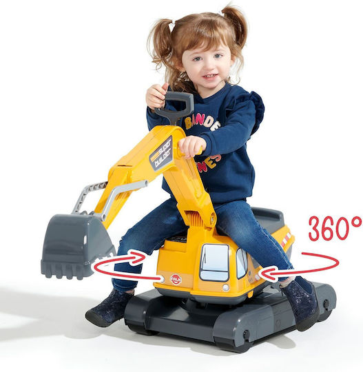 Falk Excavator Αυτοκινητάκι Ride On Κίτρινο