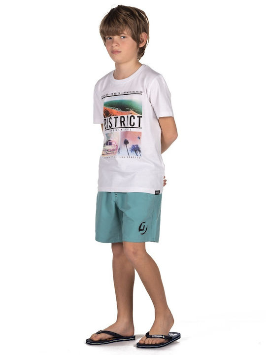 District75 Kids Swimwear Swim Shorts Turquoise