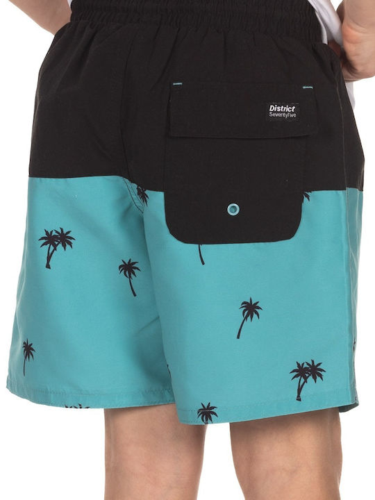District75 Kids Swimwear Swim Shorts Turquoise