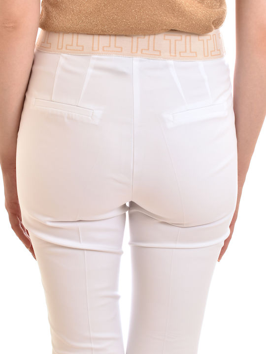Damen Chino Hose Weiß