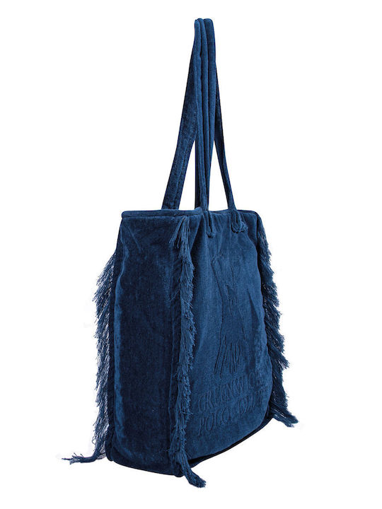 Greenwich Polo Club Fabric Beach Bag Blue