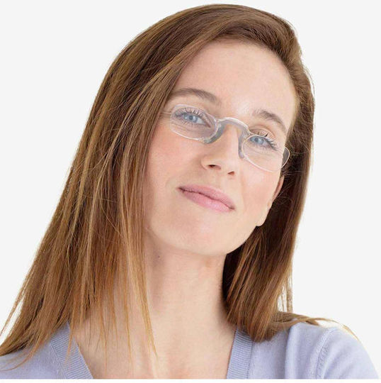 Nooz Reading Glasses +3.00 Pocket in Silver color